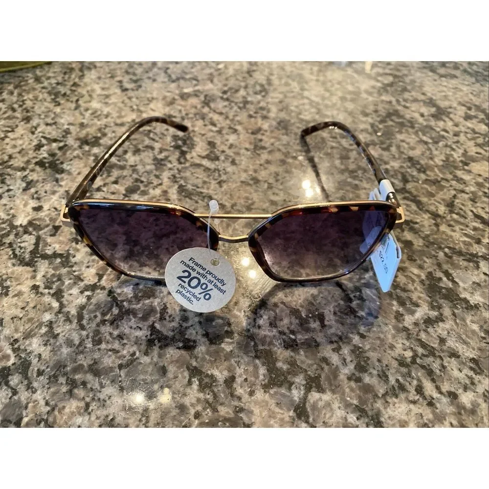New Ophelia Roe Designer Sunglasses, Tortoise Shell‎ Frames